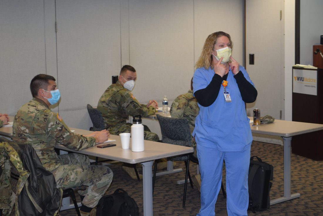 National Guard Arrives at WVU Medicine Wheeling Hospital, Reynolds